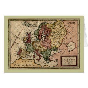 Antiquarian 1721 Map of Europe by Herman Moll