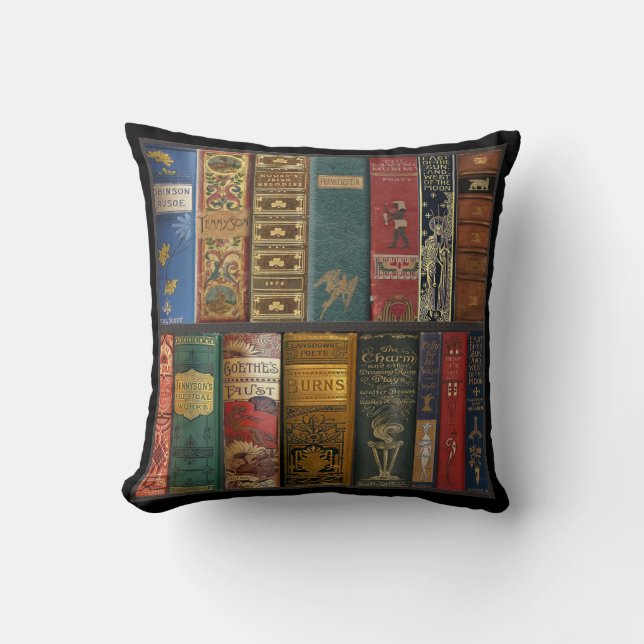 Antiquarian book Cushion Kussen (Voorkant)