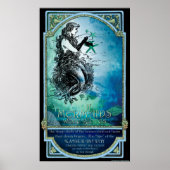 Antiquarian "If Mermaids Wore Glove" Poster Print (Voorkant)
