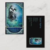 Antiquarian Mermaid Whimsical Visitekaartjes (Voorkant / Achterkant)