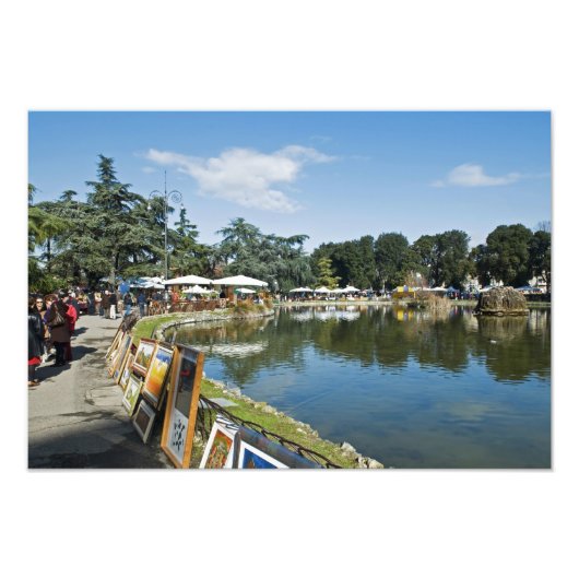 Antiquarische markt, Fortezza Da Basso, Foto Afdruk (Voorkant)