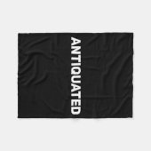 Antiquated Negative Word  Fleece Deken (Voorkant (Horizontaal))