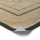 Antique 1799 Map of Silesia & Moravia, Historical  Poster (Hoek)