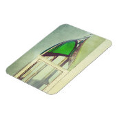 Antique Airplane Cockpit Green Magneet (Linkerzijde)