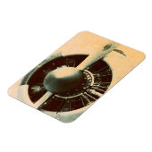 Antique Airplane Engine Propeller Photo Magneet (Linkerzijde)