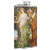 Antique Art Nouveau Four Seasons by Walter Crane Heupfles (Rechts)