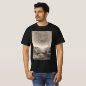 Antique Astronomische Lucht met Zon door Allain Ma T-shirt (Voorkant volledig)