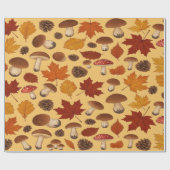 Antique Autumn Style Old World Elegance Cadeaupapier (Vlak)