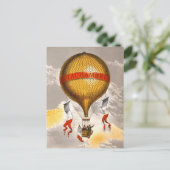 Antique Balloon labeled "H. Lachambre", 1880 Briefkaart (Staand voorkant)