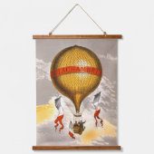 Antique Balloon labeled "H. Lachambre", 1880 Hangend Wandkleed (Voorkant)