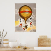 Antique Balloon labeled "H. Lachambre", 1880 Poster (Keuken)