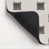 Antique black brown Underwood style typewriter Muismat (Hoek)