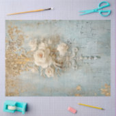 Antique Blue Romance Design Serie 10 Tissuepapier (Craft)