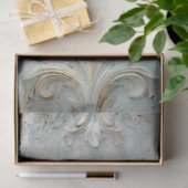 Antique Blue Romance Design Serie 11 Tissuepapier (Geschenk)
