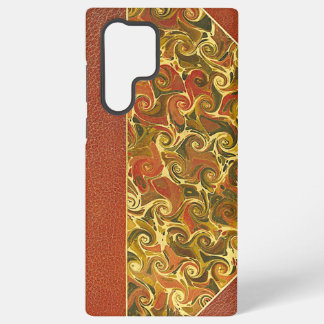 Antique Book Cover, Ornate Swirl Pattern Samsung Galaxy Hoesje
