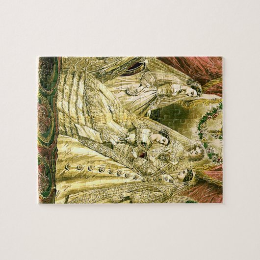 Antique Bride Vintage Wedding Legpuzzel (Horizontaal)