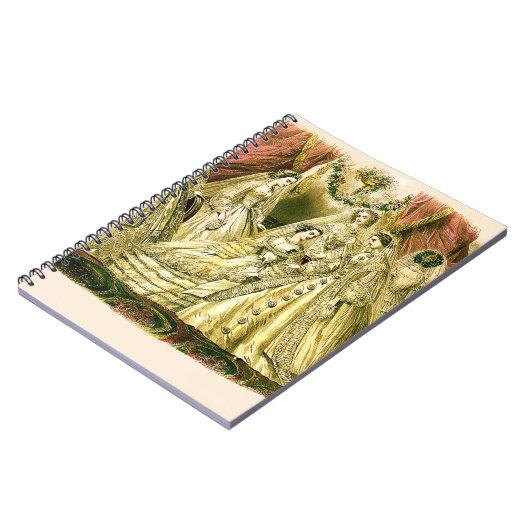 Antique Bride Vintage Wedding Notitieboek (Linkerzijde)