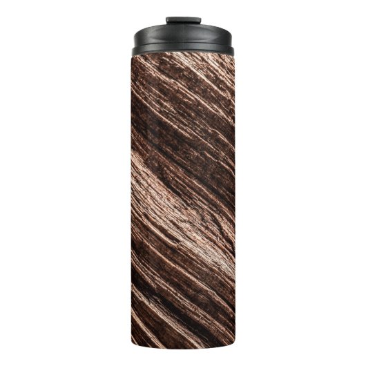 Antique brown obsolete wooden background. age-old, thermosbeker (Voorkant)