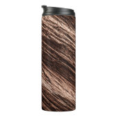 Antique brown obsolete wooden background. age-old, thermosbeker (Geroteerd rechts)