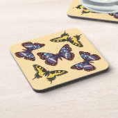 Antique Butterfly  Bier Onderzetter (Linkerzijde)