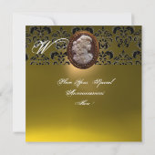 ANTIQUE CAMEO-DAME, WITTE DRIVEN WIJNPROEVERIJPART KAART (Achterkant)