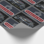 Antique Car Barn  Cadeaupapier (Hoek)