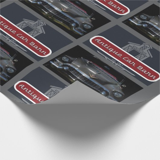 Antique Car Barn  Cadeaupapier (Hoek)