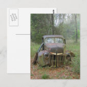 Antique Car postcard Briefkaart (Voorkant / Achterkant)