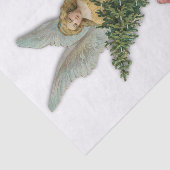 Antique Christmas Angel Victorian Christian Big    Tissuepapier (Detail)