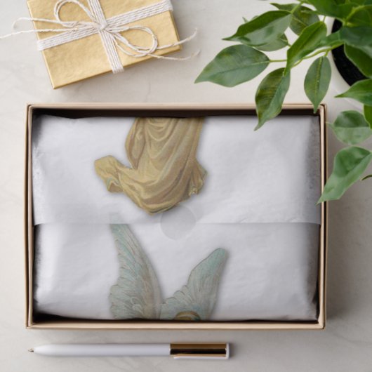 Antique Christmas Angel Victorian Christian Big    Tissuepapier (Geschenk)