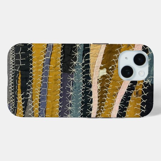 Antique Crazy Quilt phone case (Achterkant (horizontaal))