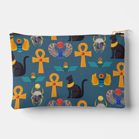 Antique Egypt Pattern, Hieroglyphics digital paper Etui (Achterkant)