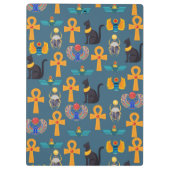 Antique Egypt Pattern, Hieroglyphics digital paper Klembord (Achterkant)