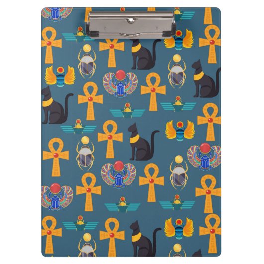 Antique Egypt Pattern, Hieroglyphics digital paper Klembord (Voorkant)