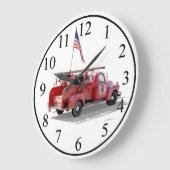 Antique Fire Engine Grote Klok (Hoek)