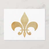 Antique Fleur de Lis Postcard Briefkaart (Voorkant)