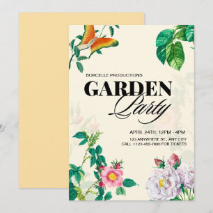 Antique Garden Party  Kaart