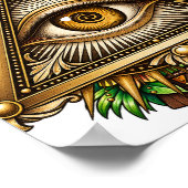 Antique Gouden Oog Poster (Hoek)