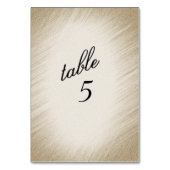 Antique Gouden Tafelnummer (Achterkant)