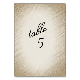 Antique Gouden Tafelnummer