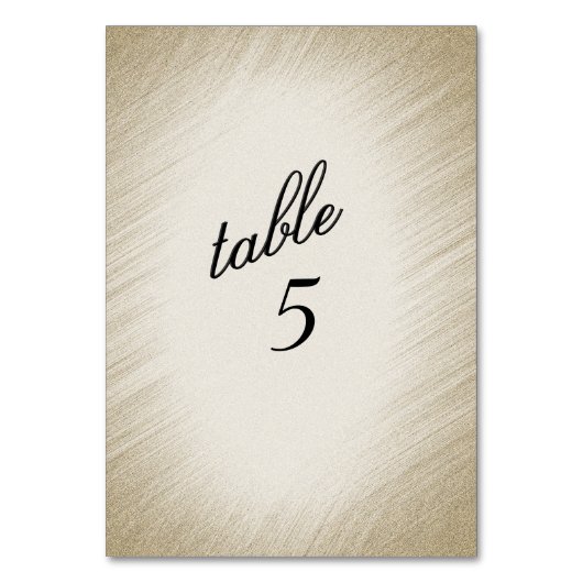 Antique Gouden Tafelnummer (Voorkant)