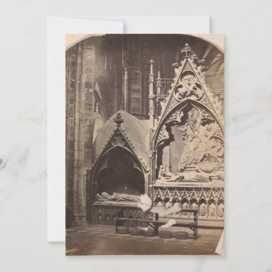 Antique graf foto Aangepaste Halloween uitnodiging (Voorkant)