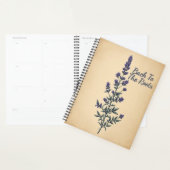 Antique Herbarium Study | Weathered Botanical Art Planner (Display)
