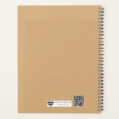 Antique Herbarium Study | Weathered Botanical Art Planner (Achterkant)