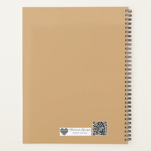 Antique Herbarium Study | Weathered Botanical Art Planner (Achterkant)