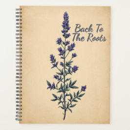 Antique Herbarium Study | Weathered Botanical Art Planner