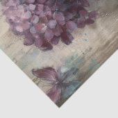 Antique Hydrangea Botanical Art Decoupage Tissuepapier (Detail)