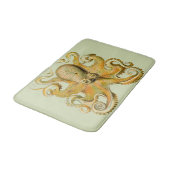 Antique illustratie van octopus zeemonster badmat (Gekanteld)