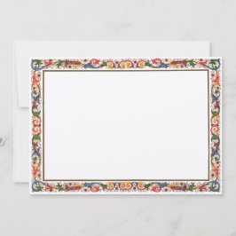 Antique Italiaanse rand Save the Date sjabloon