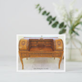 Antique Italian Writing Desk Photo Briefkaart (Staand voorkant)